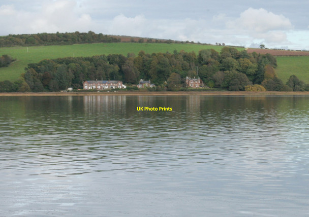Photo 6"x4" Houses on Shore Road beside the River Nith Glencaple\/NX9968 c2016