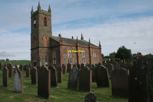 Photo 6"x4" Dunscore Parish Church and Graveyard Dunscore c2016