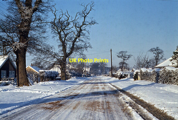 Photo 6"x4" New Road, Hethersett 1963 Hethersett c2009