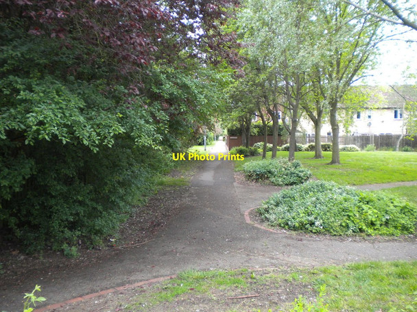 Photo 6"x4" Footpath to Gostwick, Orton Brimbles Orton Wistow c2016