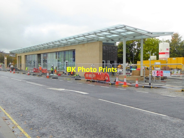 Photo 6"x4" The new bus station takes shape Hexham c2016