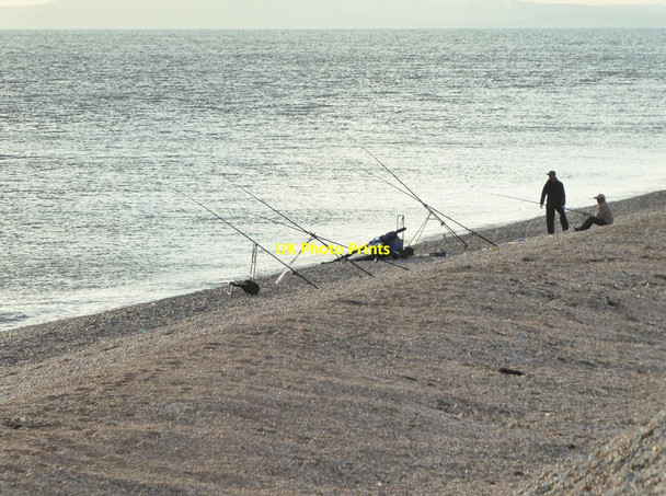 Photo 6"x4" Dungeness: sea-angling off the south beach Dungeness c2016