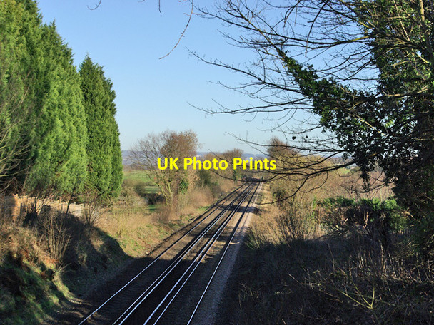 Photo 6"x4" Railway near Wrotham Heath Wrotham Heath c2007