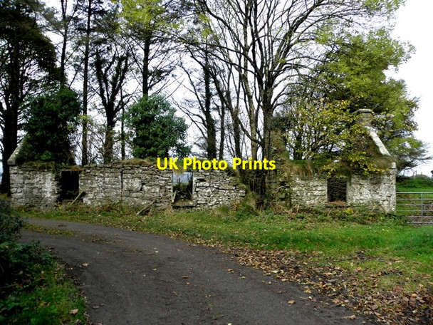 Photo 6"x4" Ruined farmhouse, Claraghmore Drumquin c2016
