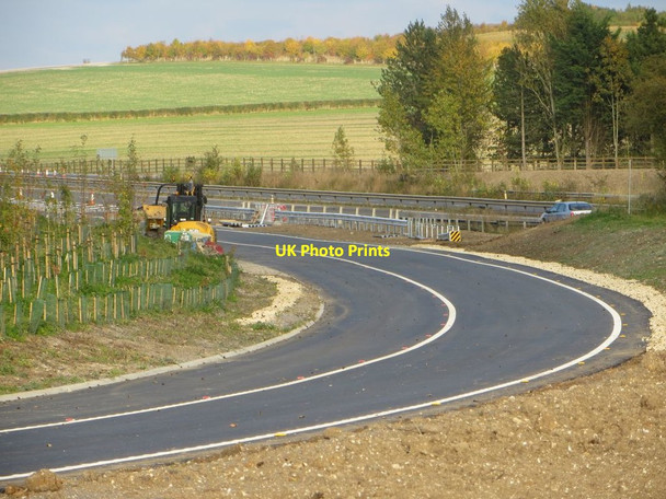 Photo 6"x4" Bend to the A34 Chilton\/SU4885 c2016