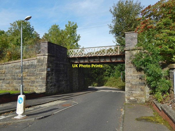 Photo 6"x4" Railway bridge on Bridgend Road Greenock\/NS2776 c2016