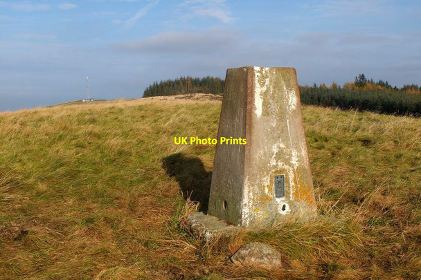 Photo 6"x4" Trig point, Edston Hill Barns\/NT2139 c2016