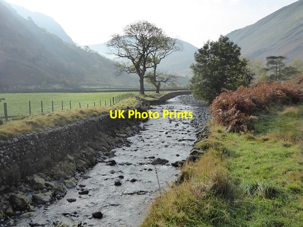 Photo 6"x4" Upper reaches of the River Derwent Seathwaite\/NY2312 c2016