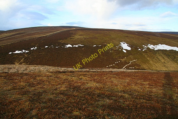 Photo 6"x4" Month Shank from the slopes of New Moss Auchnacree c2009