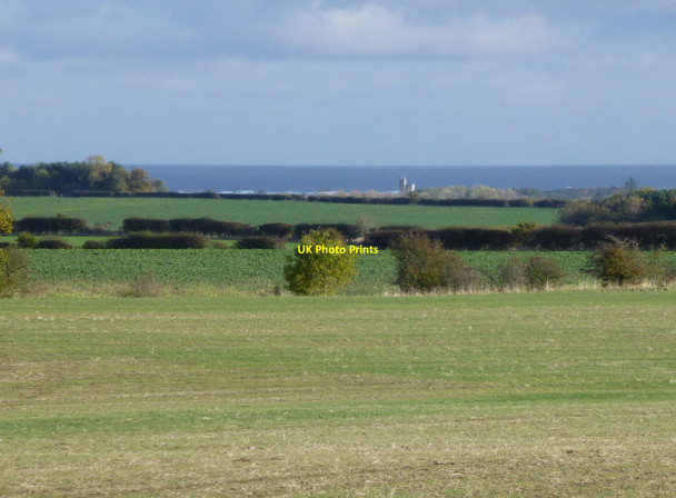 Photo 6"x4" Looking across pasture and arable fields Bowsden c2016