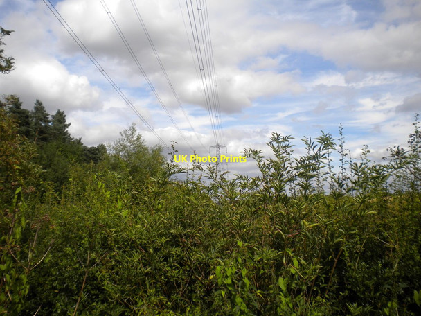 Photo 6"x4" Power lines south of Cotgrave Owthorpe c2016