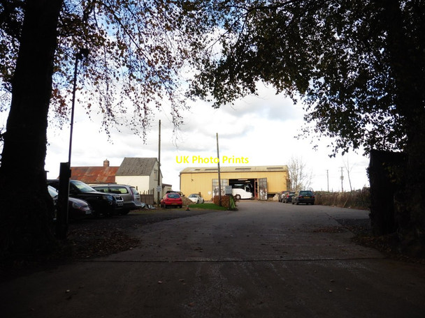 Photo 6"x4" Garage at Westerhope farm Wolverstone c2016