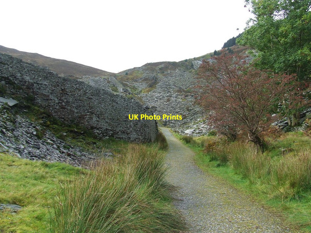 Photo 6"x4" Path Through Old Quarry Cwm Penmachno\/SH7547 c2016