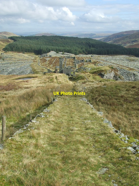 Photo 6"x4" View Down The Incline Cwm Penmachno\/SH7547 c2016
