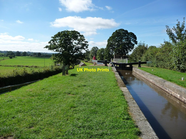 Photo 6"x4" Top lock of the Frankton staircase pair Lower Frankton c2016