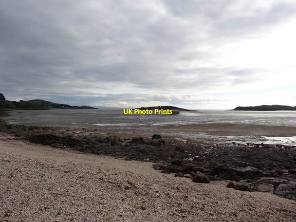 Photo 6"x4" Cockle Shell Beach and Causeway to Rough Island Kippford\/Scaur c2016