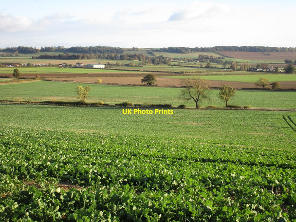 Photo 6"x4" View towards Honington Station Honington\/SK9443 c2016