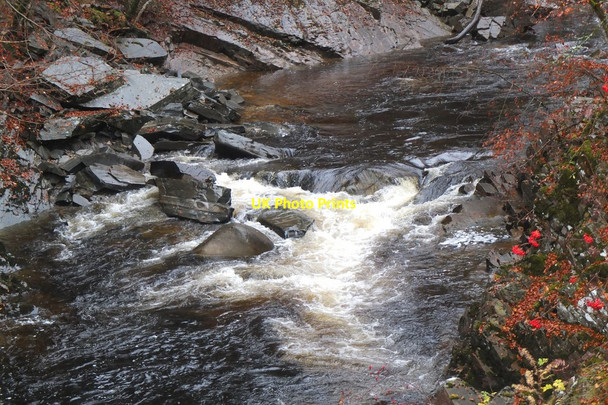 Photo 6"x4" The River Tilt above Gilbert's Bridge Kirkton of Lude c2016