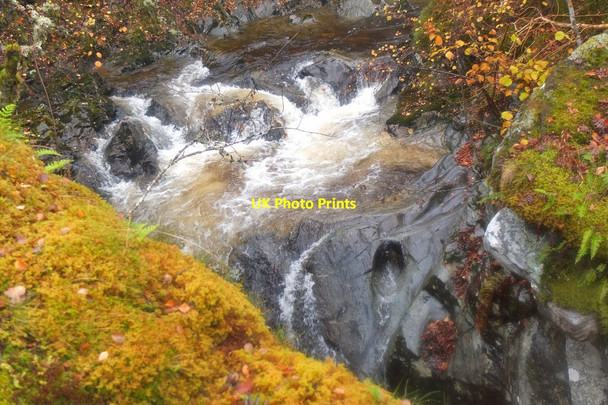 Photo 6"x4" Waterworn rock, Allt Mhairc Kirkton of Lude c2016