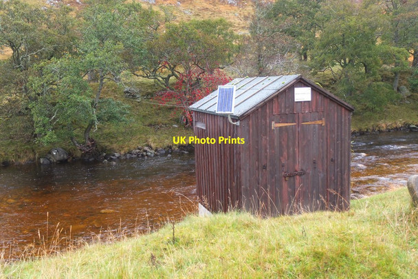 Photo 6"x4" River monitoring station, Glen Tilt Kirkton of Lude c2016