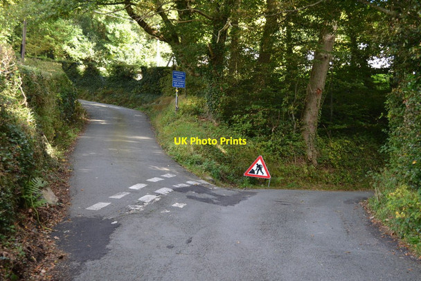 Photo 6"x4" Road Junction Brynmorfudd c2016
