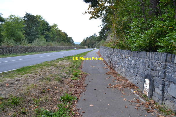 Photo 6"x4" Old Milestone Llanrwst c2016 P1