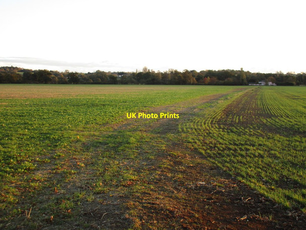 Photo 6"x4" Flat field close to the River Stour Little Horkesley c2016