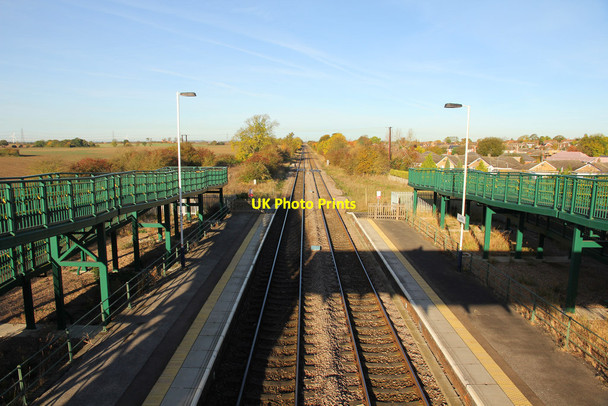 Photo 6"x4" View from Saxilby Station Saxilby c2016