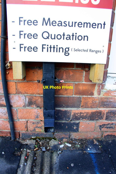 Photo 6"x4" Benchmark on #24 Nottingham Road Loughborough c2015