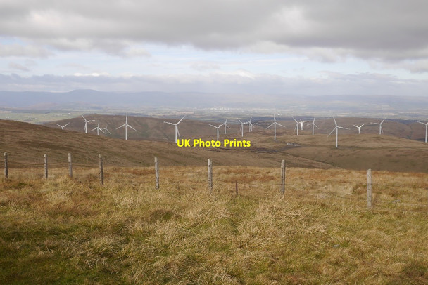 Photo 6"x4" View from the summit of Ben Cleuch Tillicoultry c2016