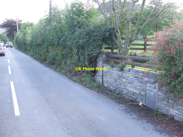 Photo 6"x4" Slate Milestone Penmachno c2016