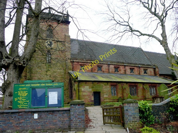 Photo 6"x4" St. James' church, Audley Audley c2009