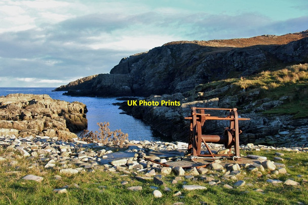 Photo 6"x4" Portvasgo old harbour Achinahuagh c2016