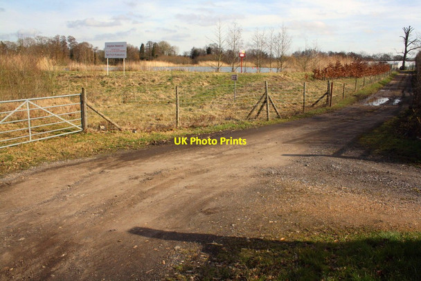 Photo 6"x4" Irrigation reservoir for soft fruit production Wokingham c2015