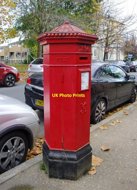 Photo 6"x4" Victorian postbox, Belvedere Road, SE19 Penge c2016