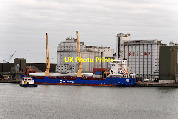 Photo 6"x4" Alexandra Dock and Odlums Silos Ringsend c2016