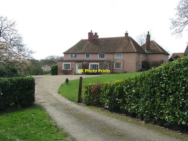 Photo 6"x4" Pond House Boxted\/TL9933 c2016