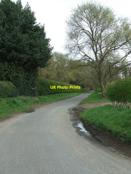 Photo 6"x4" Sky Hall Hill Boxted Cross c2016