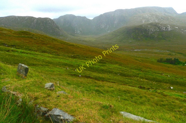 Photo 6"x4" Poison Glen - From viewpoint off R251 near Dunlewy Money Beg c2005