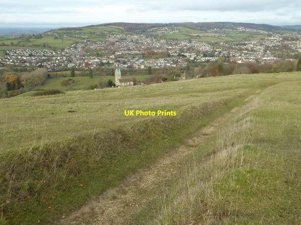 Photo 6"x4" View over the Stroud valley from Selsley Common Stroud\/SO8405 c2016