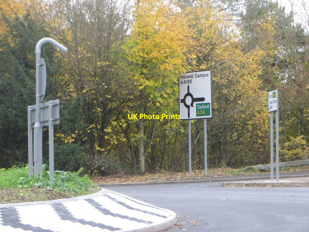 Photo 6"x4" Two Signs Chilton\/SU4885 c2016
