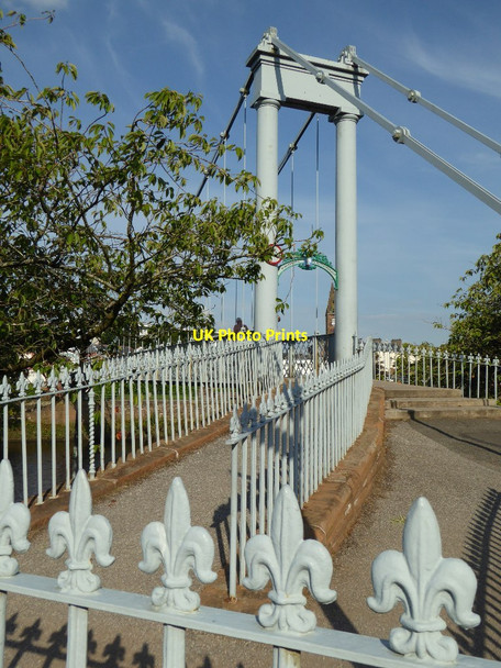 Photo 6"x4" Suspension Bridge in Dumfries Dumfries c2016
