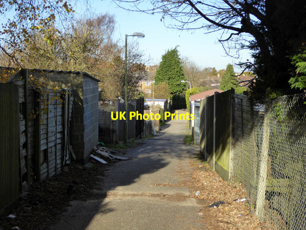 Photo 6"x4" Back alley West Howe c2016