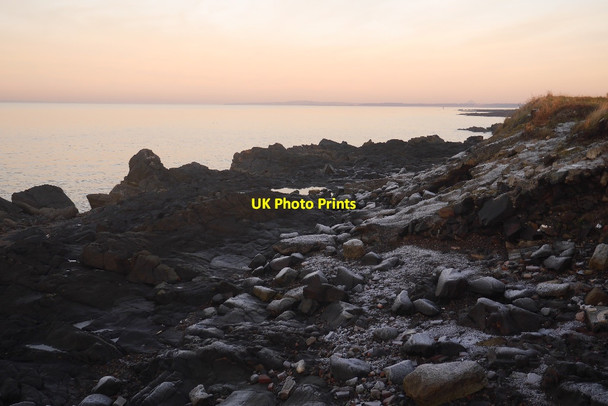 Photo 6"x4" A frosty beach, Cockenzie Cockenzie and Port Seton c2016