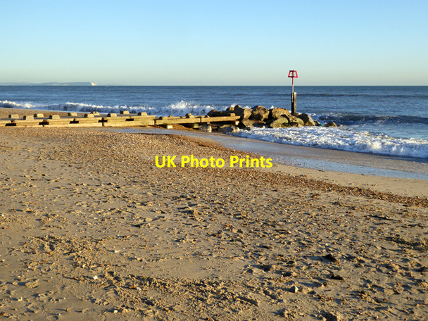 Photo 6"x4" Groyne, Bournemouth beach Bournemouth c2016