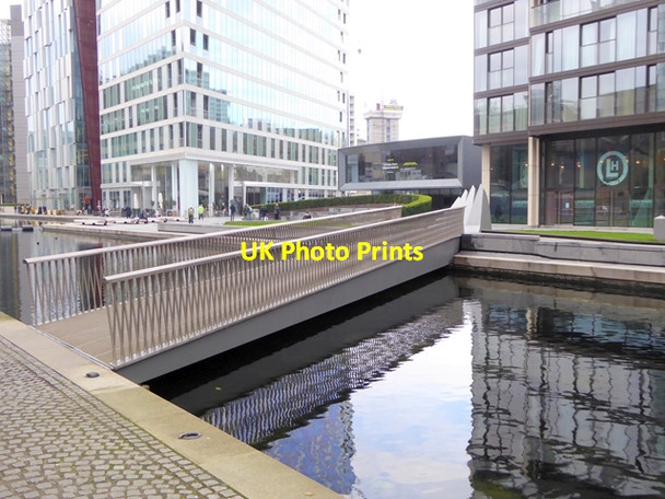 Photo 6"x4" The Fan Bridge, Paddington Basin Paddington\/TQ2681 c2016