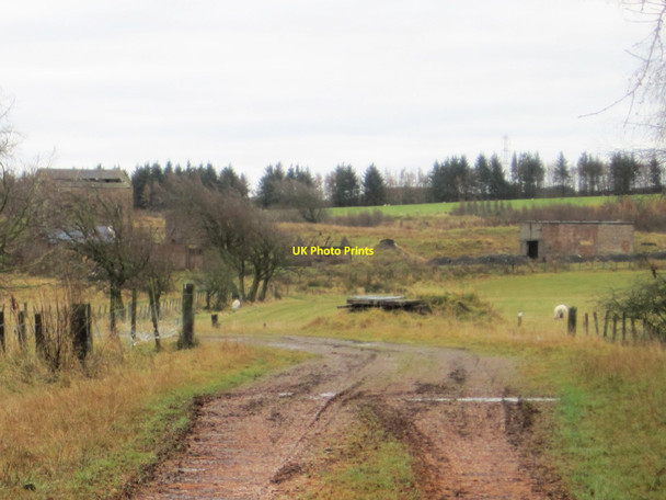 Photo 6"x4" Disused quarry near Breich Breich c2016