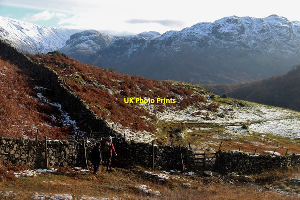 Photo 6"x4" Path over Lingy Bank Rosthwaite\/NY2514 c2016