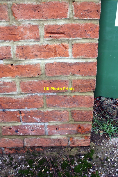 Photo 6"x4" Benchmark on #5 Church Road Sherington c2016