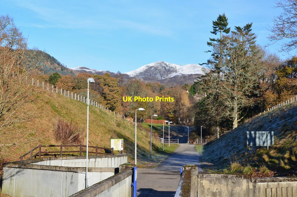 Photo 6"x4" Access road to the dam, Pitlochry Pitlochry c2016